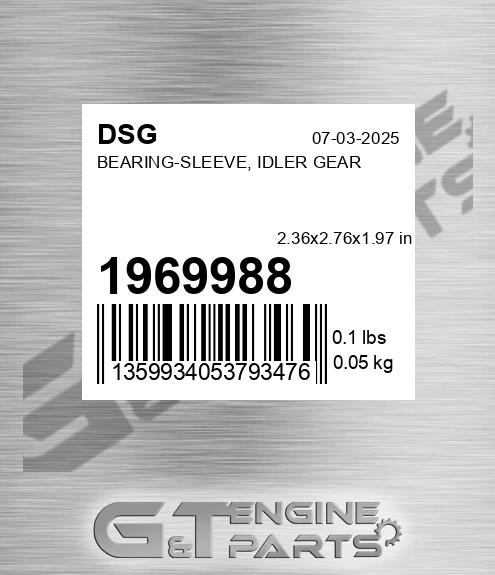 1969988 Bearing-sleeve, Idler Gear