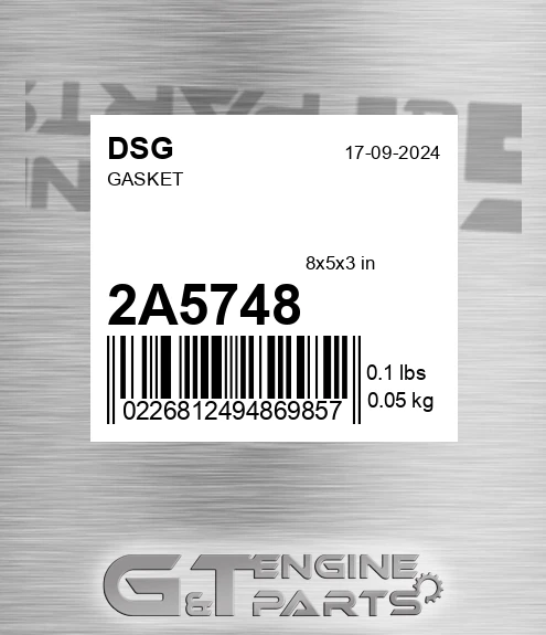 2A5748 DSG Gasket