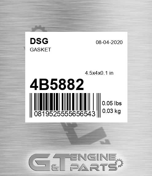 4B5882 Gasket