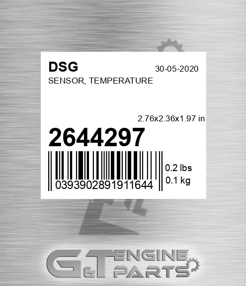 2644297 Sensor, Temperature