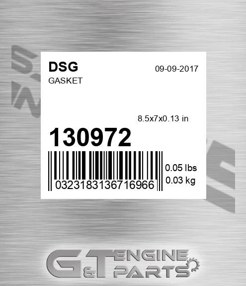130972 Gasket