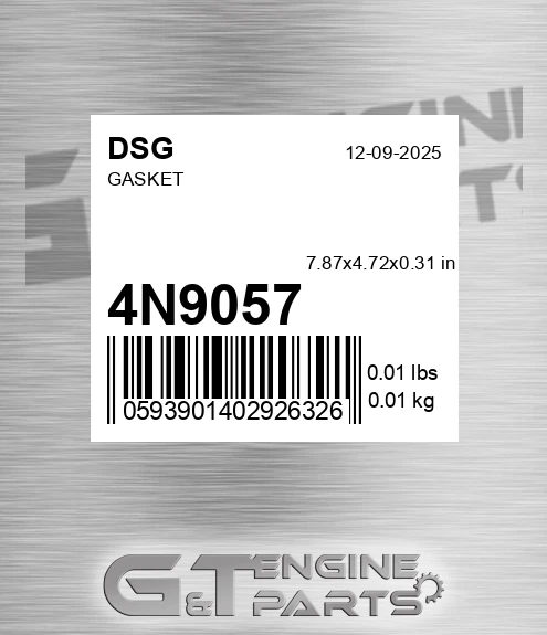 4N9057 DSG Gasket