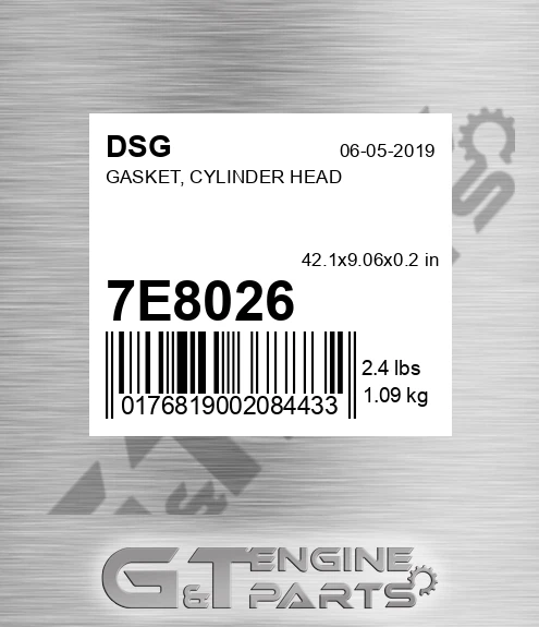 7E8026 Gasket, Cylinder Head