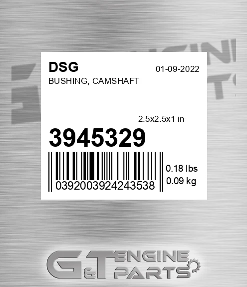 3945329 Bushing, Camshaft