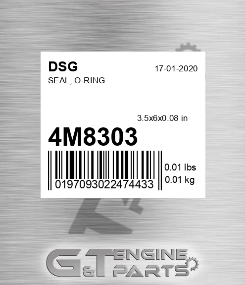 4M8303 DSG Seal, O-ring