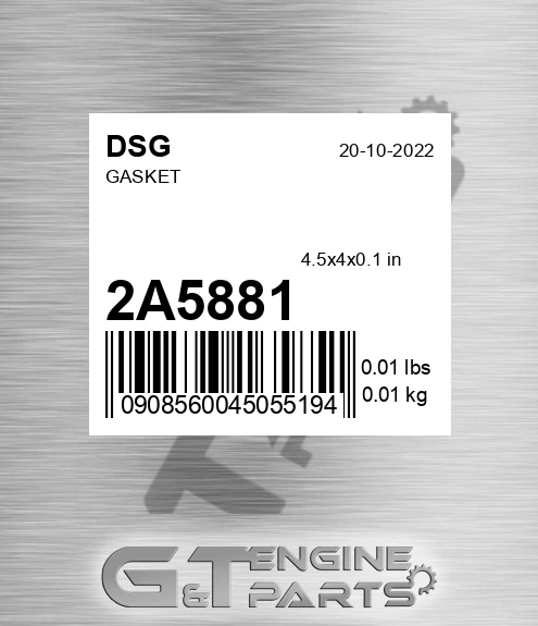 2A5881 Gasket