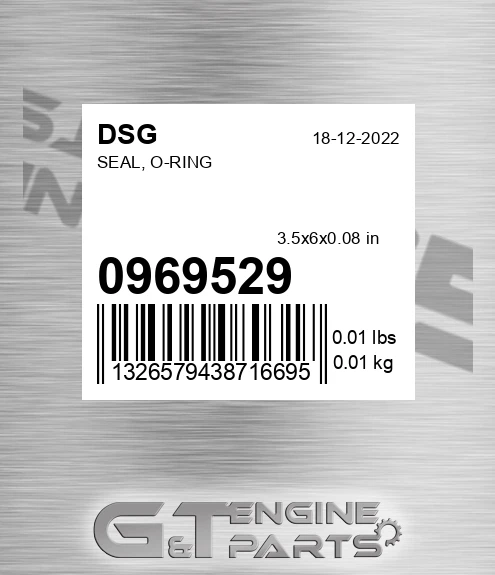 0969529 Seal, O-ring