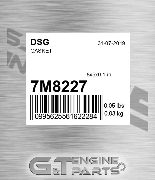 7M8227 Gasket