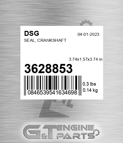 3628853 DSG Seal, Crankshaft