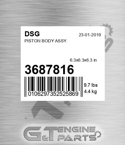3687816 Piston Body Assy.