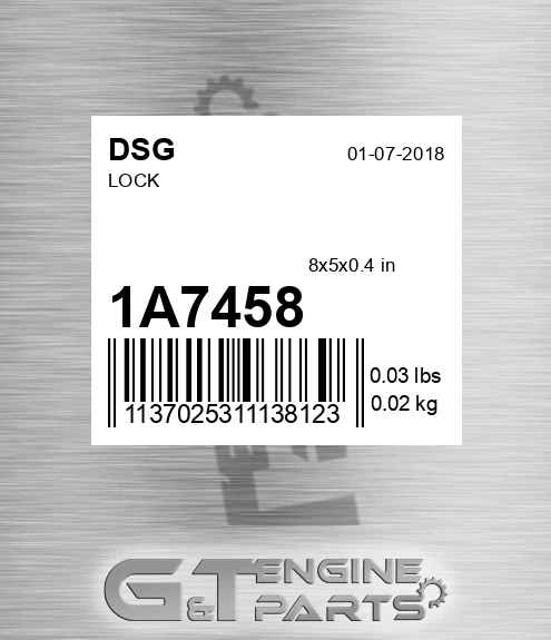 1A7458 Lock