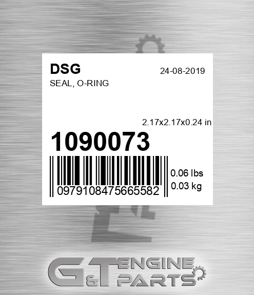 1090073 Seal, O-ring