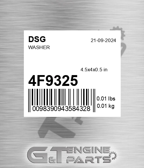 4F9325 Washer