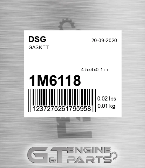 1M6118 Gasket