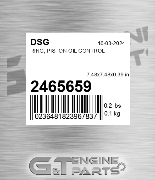 2465659 Ring, Piston Oil Control