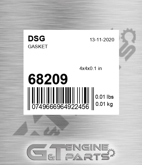 68209 Gasket