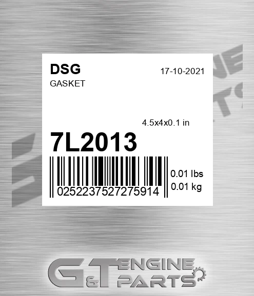 7L2013 DSG Gasket