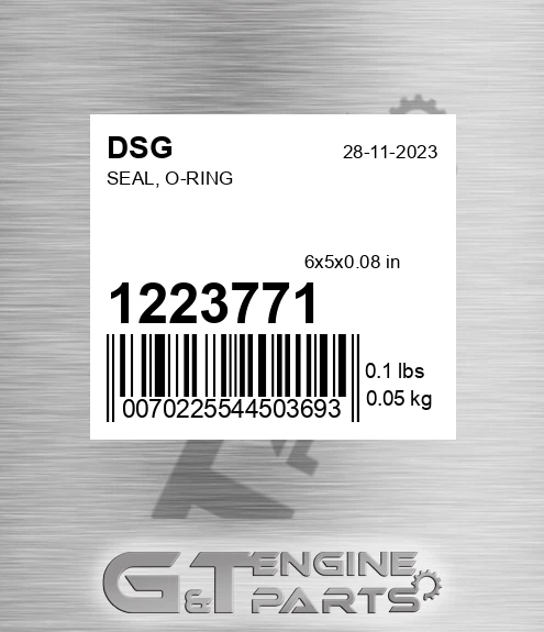 1223771 DSG Seal, O-ring