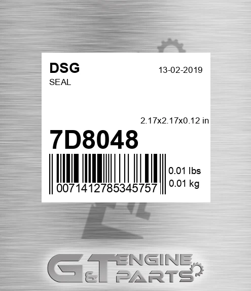 7D8048 Seal