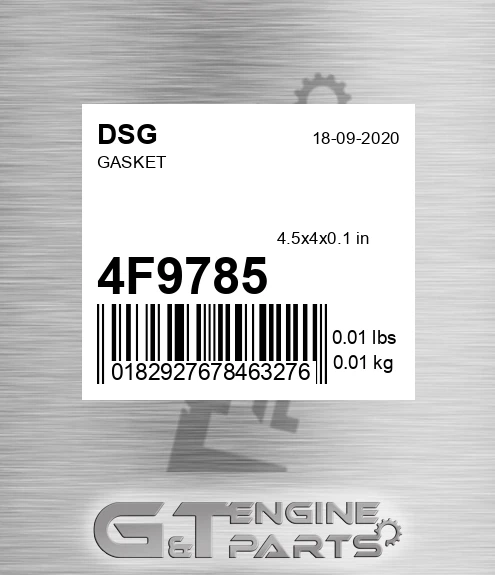 4F9785 Gasket
