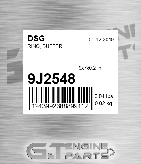 9J2548 DSG Ring, Buffer