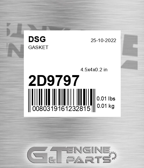 2D9797 Gasket