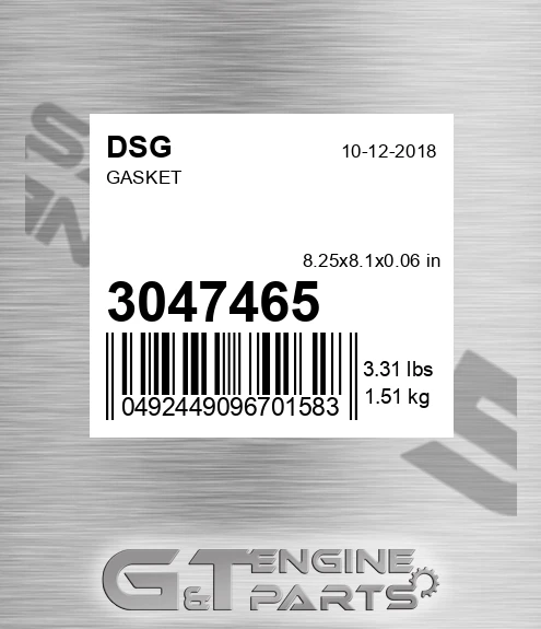 3047465 DSG Gasket