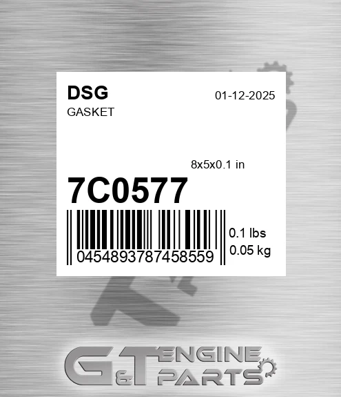 7C0577 Gasket