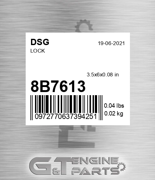 8B7613 Lock
