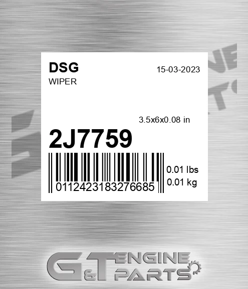 2J7759 DSG Wiper