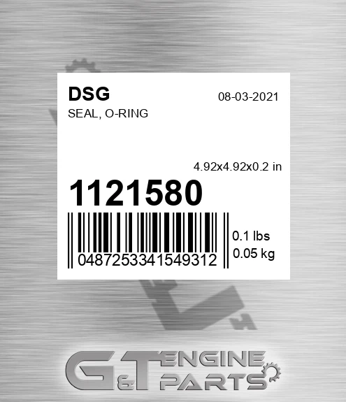 1121580 Seal, O-ring