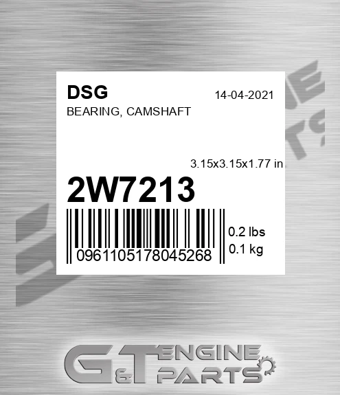 2W7213 Bearing, Camshaft