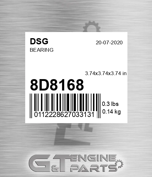8D8168 Bearing