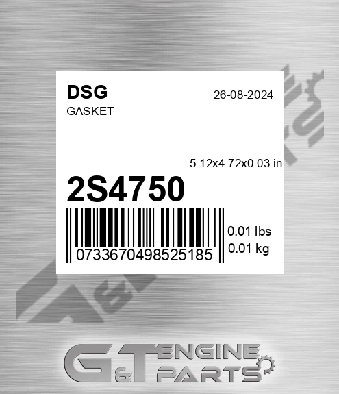 2S4750 Gasket