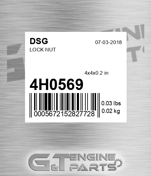 4H0569 Lock Nut