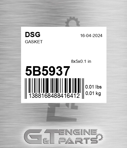 5B5937 Gasket