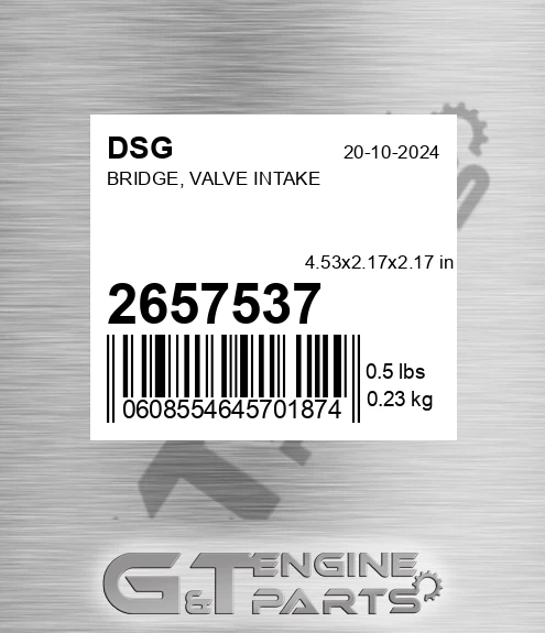 2657537 Bridge, Valve Intake
