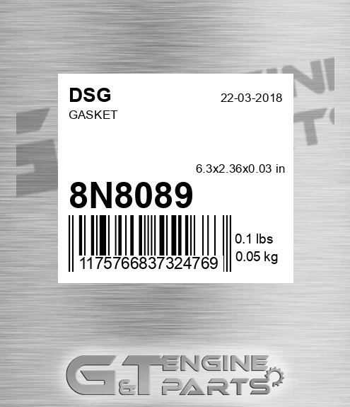 8N8089 Gasket