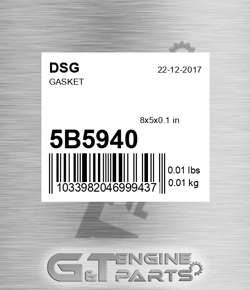 5B5940 Gasket