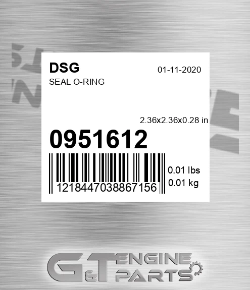 0951612 DSG Seal O-ring