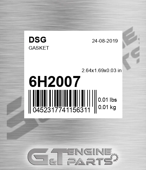 6H2007 Gasket