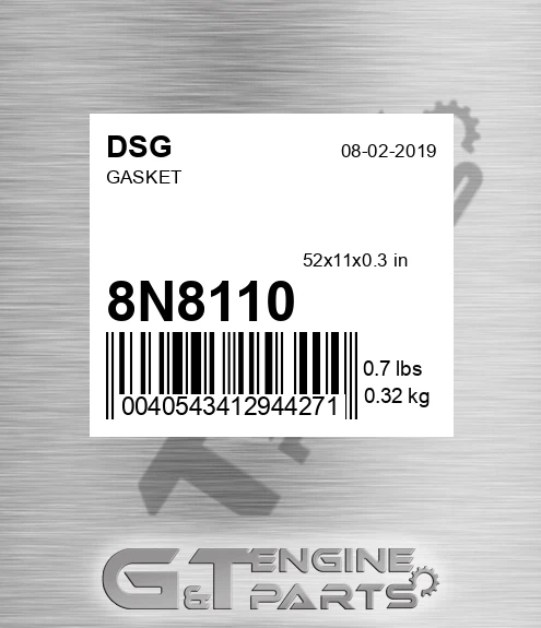 8N8110 Gasket