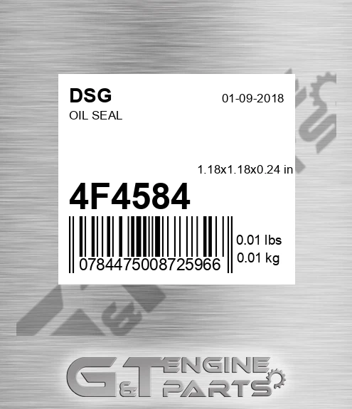 4F4584 DSG Oil Seal