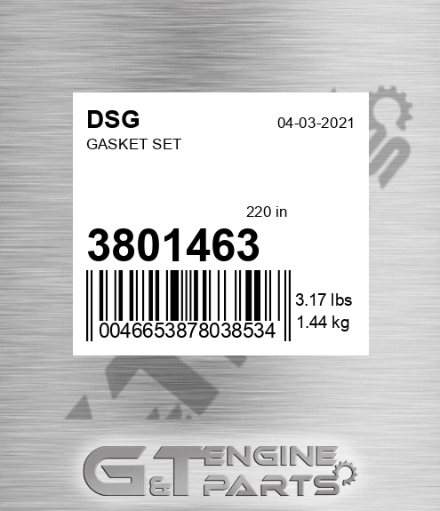 3801463 Gasket Set