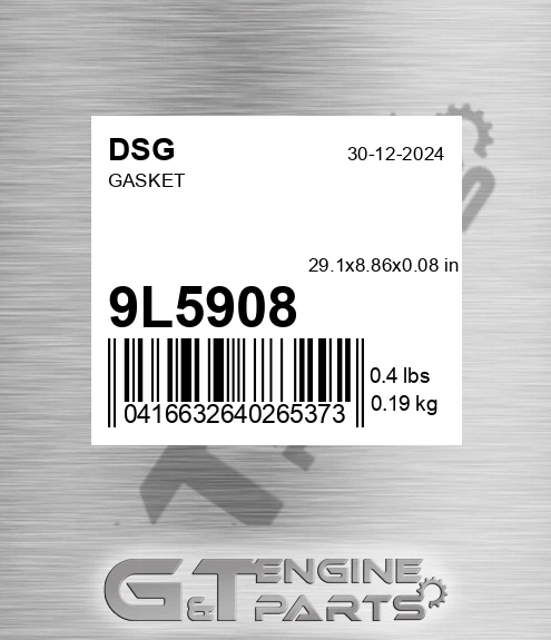9L5908 Gasket