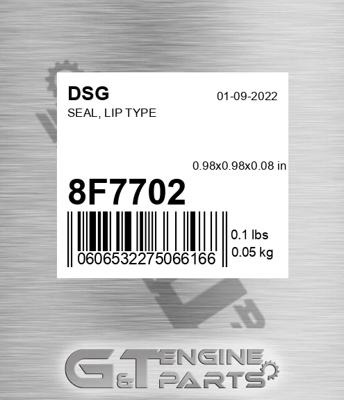 8F7702 Seal, Lip Type