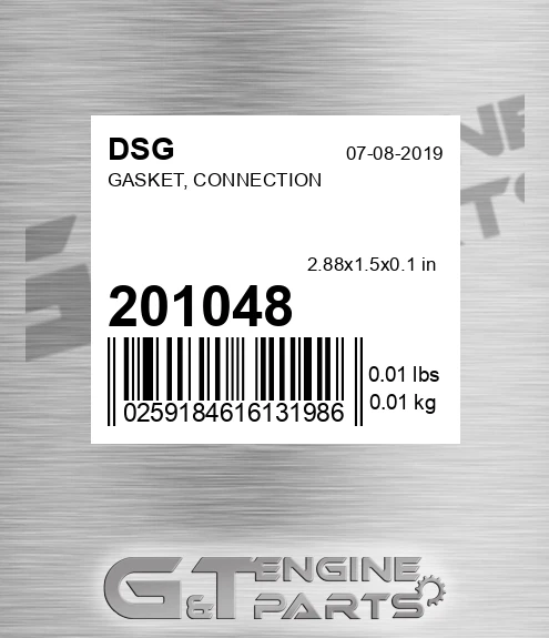 201048 DSG Gasket, Connection