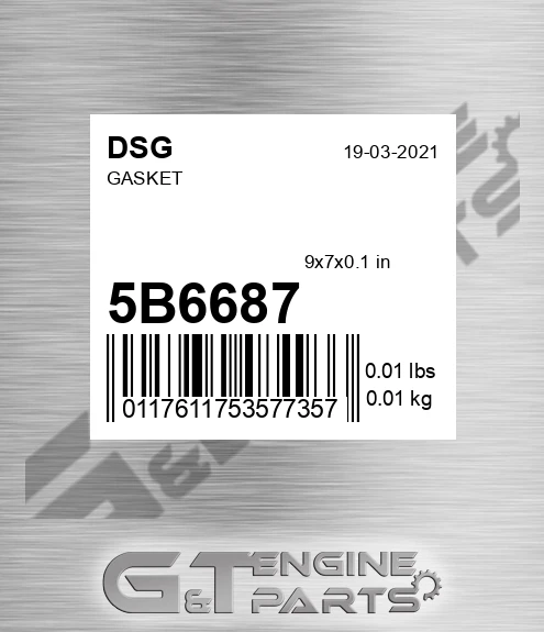 5B6687 Gasket