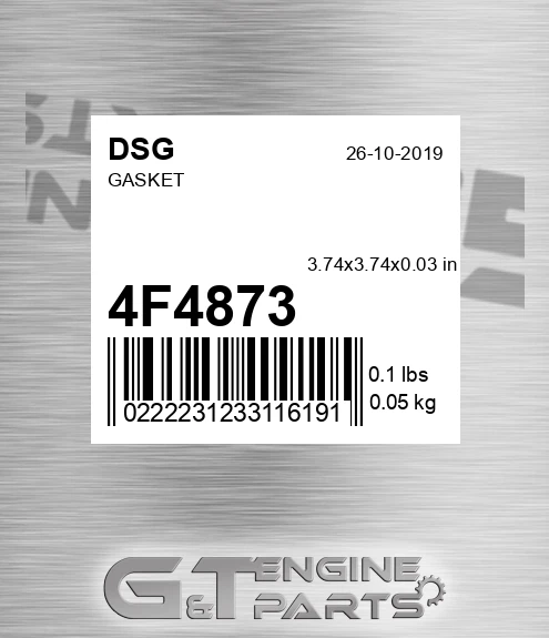 4F4873 Gasket