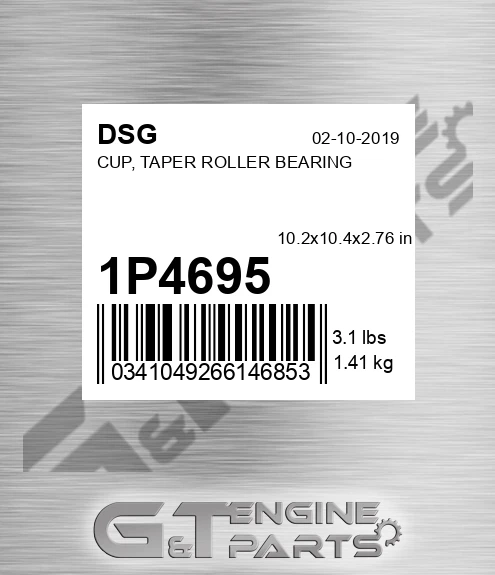 1P4695 Cup, Taper Roller Bearing